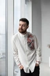 Чоловіча сучасна вишиванка MEREZHKA "Петриківська" розмір 46 - изображение 8