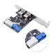 Контролер Ewell PCI-E to USB3.0 (2ext. 19pin USB header, Molex) VIA (EW081) - зображення 5