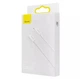 Кабель Baseus Type-C - Lightning PD 20W короткий 25см для айфона Superior White (CATLYS-02) - изображение 3