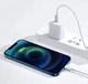 Кабель Baseus Type-C - Lightning PD 20W короткий 25см для айфона Superior White (CATLYS-02) - изображение 6