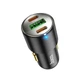 Автомобільний зарядний пристрій Hoco NZ6 USB/2Type-C 45W, 3.0A - зображення 3