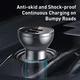 Автомобільний зарядний пристрій BASEUS TZCCBX-0G 2USB, кабель Lightning/Micro/Type-C 24W, 4.8A + вольтметр - зображення 6