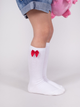 Набір дитячі гольфи YOCLUB 3Pack Girl's Knee-High Socks SKA-0098G-010B 27-30 3 пари White (5904921614061) - зображення 4