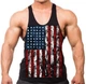 Спортивные майки USA Black 383 L Черный - изображение 2