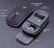 Бездротова комп'ютерна миша IMICE E-1300 2,4G USB на акумуляторі срібляста - изображение 5