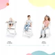 Стільчик для годування 3в1 Kinderkraft 79,5 x 49,5 x 49 cm Enock White - зображення 2