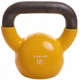 Гиря чавунна з вініловим покриттям Zelart Fit 2680-12 12 кг Yellow - зображення 1
