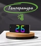 Настольные электронные часы светящиеся с большими цифрами на батарейках + USB GH0725 (RGB, будильник, термометр, календарь) - изображение 10