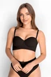 Бюстгальтер push-up Anabel Arto 85BC черный (38625) (90775) - изображение 1