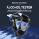 Алкотестер персональный драгер Digital Breath Alcohol Tester Taoyue ad3000 с мундштуками ( код: ad3000 ) - изображение 9