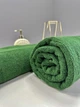 Махровое полотенце для бани и сауны Osborn Textile 100х150 см Зеленый - изображение 4