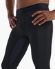 Мужские компрессионные тайтсы 2XU, Base Layer Compression Tights, L, черный/черный логотип - изображение 6