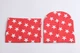 Набор Bape шапка и шарф снуд Звездочки кораловый 46/54 см (setsc - 273) - изображение 3