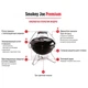 Вугільний гриль WEBER Smokey Joe Premium, Ø37 см, чорний (1121004) - зображення 9
