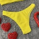 Женский раздельный купальник жатка бандо HAWAII BANDO желтый размер M - изображение 7