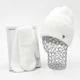 Комплект женский зимний из ангоры (шапка+бафф+варежки) ODYSSEY 56-58 см Молочный 13678 - 12517 - 4122 - изображение 2