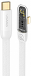 Kabel kątowy Usams Iceflake Series Fast Charging PD USB Type-C - Lightning 20 W 1.2 m Biały (6958444902364) - obraz 1