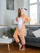 Піжама кігурумі Kigurumi Жіноча Олень Коричневий розмір XL 175-185 см (104041) - зображення 2