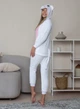 Пижама Кигуруми My Kigu Женская Кошка Белый Размер M 155-165 см (107541) - изображение 4