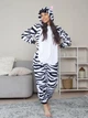 Пижама Кигуруми My Kigu Женская Зебра Черно-белый Размер S 145-155 см (104341) - изображение 4