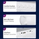 Настольная аккумуляторна смарт лампа ночник часы G-Smart RGB G 65 15W Light Sound Machine с беспроводной зарядкой и Bluetooth колонка будильник радио Белая - изображение 7