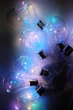 Гирлянда- бахрома Ретро лампочки роса от сети + USB, 6см 10шт 3х0.6м LED DL мультицвет RGB SZ-1366-01 - изображение 4