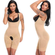 Комбидресс для коррекции фигуры Slim Shapewear Корректирующее белье утягивающие (размер S/M) Бежевый - изображение 1