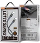 Кабель Proda Azeada Lotto PD-B89CC Type-C to Type-C Pulsing Fast Charging 1.3 м 65W, 6A до 480 Mb/s Black (PD-B89 (C-C)-BK) - изображение 2
