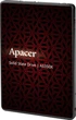 Накопичувач SSD 1TB Apacer AS350X 2.5" SATAIII 3D TLC (AP1TBAS350XR-1) 2.5" - изображение 2
