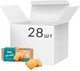 Упаковка печенья Roshen К кофе c ароматом масло-ваниль 185 г x 28 пачек (4823077633652) - изображение 1