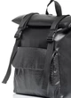 Рюкзак ролл Sambag унисекс RollTop Milton принт крокодила с клапаном черный 41 х 30 х 16 см (24251070) - изображение 3