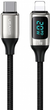 Kabel Usams U78 USB Type-C na Lightning LED 20 W PD Fast Charge 1.2 m Biały (SJ545USB02) (6958444975443) - obraz 1