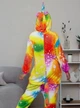 Пижама Кигуруми My Kigu Женская Единорог Разноцветный Размер XL 175-185 см (100441) - изображение 4