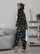 Піжама Кігурумі My Kigu Жіноча Єдиноріг Місячний Чорний Розмір M 155-165 см (107341) - зображення 2