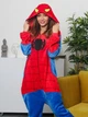 Піжама Кігурумі My Kigu Жіноча Людина Павук Spider Man Червоно-синій Розмір XL 175-185 см (102641) - зображення 4