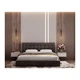 Кровать NicoleDesign Simple Comfort с нишей для белья 160x200 графит - изображение 2