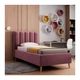 Ліжко SanamDesign Vienna Standart 120x200 рожевий - зображення 5