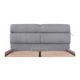 Ліжко EdinburghDesign Rosto 93 VIP з додатковою металевою цільнозварною рамою 180x200 сірий - зображення 5