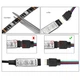 Светодиодная лента BauTech 5050 RGB USB 5В 0,5 м Разноцветный (1013-303-00) - изображение 7