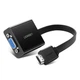 Перехідник UGREEN MM103 HDMI to VGA Converter 25cm Black UGR-40248 - зображення 1