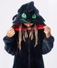 Пижама кигуруми Kigurumi Дракон Беззубик для девочек Чорный на рост 145-155 см (205041) - изображение 2