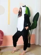 Пижама кигуруми Kigurumi Женская Грустная Панда Аниме Черно-белый размер S 145-155 см (101641) - изображение 4