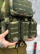 Тактическая плитоноска Cordura 1000D с системой MOLLE и комплектом подсумков Multicam Elite - изображение 4