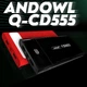 УМБ Andowl Q-CD555Х1 Power Bank 15000 mAh Зовнішній акумулятор (повер банк, портативна батарея) Italy + Подарунок USB-лампочка Чорно-червоний - зображення 2