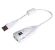 Звукова карта Ewell USB C-Media 7.1 Channel, white (EW132) - зображення 1