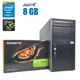 Игровой ПК Hyundai Tower / Intel Core i7-6700 (4 (8) ядра по 3.4 - 4.0 GHz) / 8 GB DDR4 / 120 GB SSD + 500 GB HDD / nVidia GeForce GT 1030, 2 GB DDR5, 64-bit NEW / Windows 10 (лицензия) б/у - изображение 1