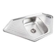 Кухонна мийка із сушкою з нержавіючої сталі Platinum 9550В ДЕКОР 950x500x180(0,8/180 мм) - зображення 5