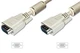 Кабель ASSMANN VGA (HDDB15M/M) 10m, ферит, бежевий (AK-310103-100-E) - изображение 1