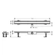Трап для душу Hansgrohe RainDrain Compact Flat 90 см, Brushed Stainless Steel 56168800 - зображення 4