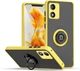 Защитный чехол MatteLuxe Motorola E13 (с кольцом) Yellow (34067-0A) - изображение 1